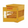 Vestil Yellow Cylinder Cabinet Horizontal 4 Cylinder Capacity CYL-H-4